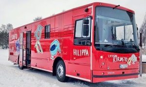 Kirjastoauto Hilippa.