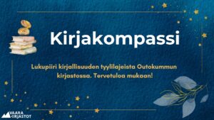 Mainos Outokummun kirjaston lukupiiristä 17.2.2026 klo 17.30. Luettavana Yövartiossa : esseitä unettomuudesta.