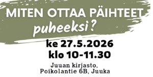 Päihteet puheeksi -tilaisuus