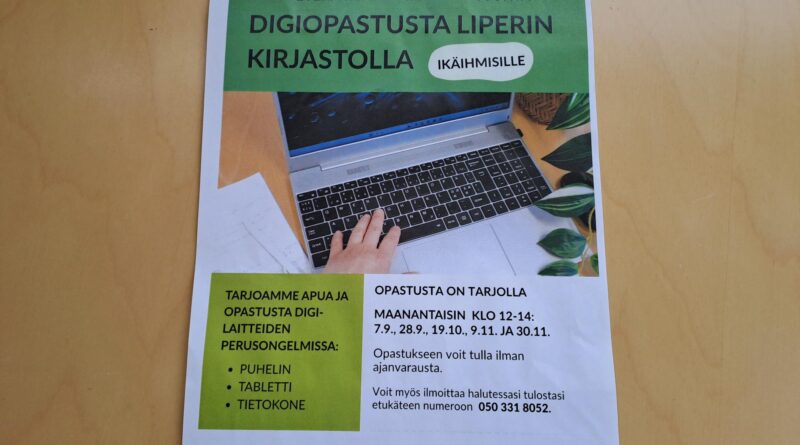 digiopastuksen tapahtumaesite