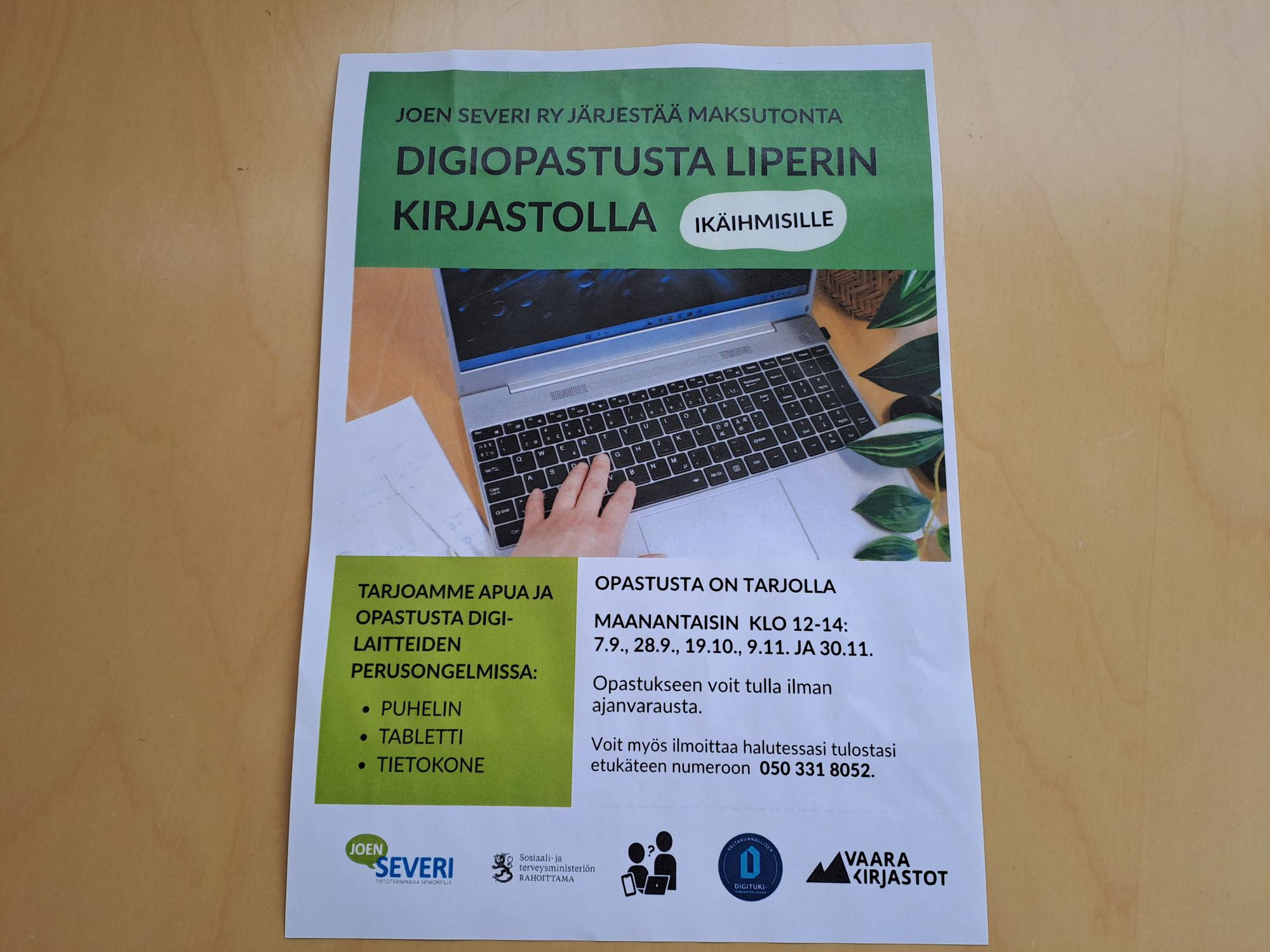 digiopastuksen tapahtumaesite