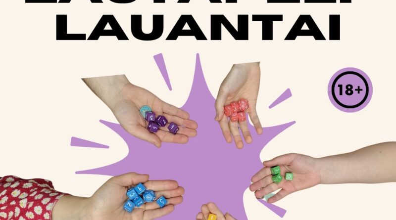 Lautapelilauantain mainos
